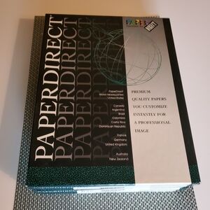 Premium Quality Stationary Print Papers- Worldmap & Stopwatch